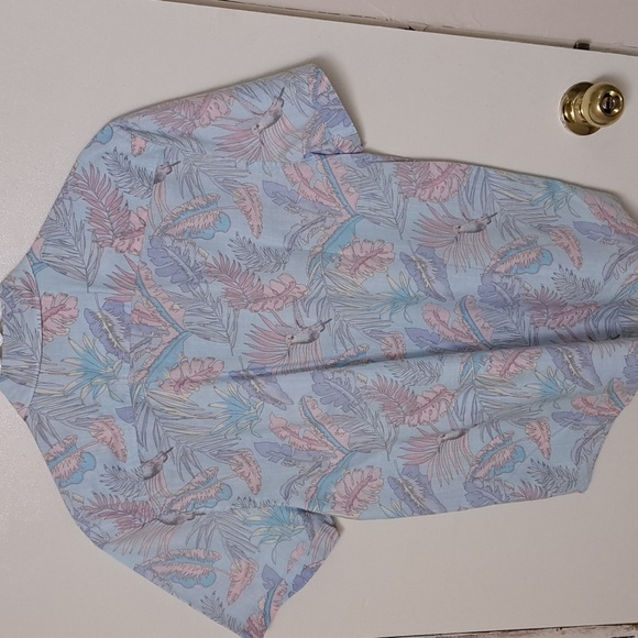 Guess Hawaian Hummingbird print mens large - Picture 3 of 4